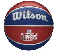 WILSON Ballon de Basket, NBA TEAM TRIBUTE, LOS ANGELES CLIPPERS, Extérieur, caoutchouc, taille : 7 WTB1300IDLAC