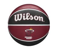 Wilson Ballon de Basket, NBA TEAM TRIBUTE, MIAMI HEAT, Extérieur, caoutchouc, taille : 7