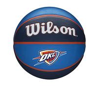 Wilson Ballon de Basket, NBA TEAM TRIBUTE, OKLAHOMA CITY THUNDER, Extérieur, caoutchouc, taille : 7