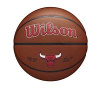 Wilson Ballon de Basket TEAM ALLIANCE, CHICAGO BULLS, intérieur/extérieur, cuir mixte taille : 7