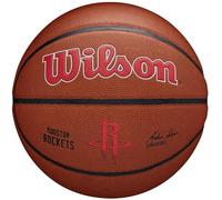 WILSON Ballon de Basket TEAM ALLIANCE, HOUSTON ROCKETS, intérieur/extérieur, cuir mixte taille : 7 WTB3100IDHOU