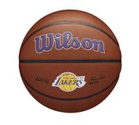 Wilson Ballon de basket TEAM ALLIANCE Los Angeles Lakers cuir mixte intérieur/extérieur Taille 7