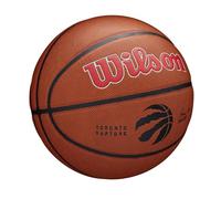 Wilson Ballon de Basket TEAM ALLIANCE, TORONTO RAPTORS, intérieur/extérieur, cuir mixte taille : 7
