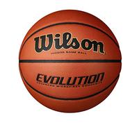 Wilson, Ballon de Basketball, Evolution, Orange, Pour adultes, Simili cuir, Intérieur, Taille : 6, WTB0586XBEMEA