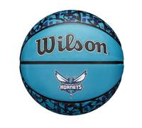 Wilson Ballon de Basketball Graffiti de l'équipe de la NBA - Charlotte Hornets, Taille 17,8-74,9 cm