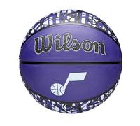 Wilson Ballon de basketball Graffiti de l'équipe de la NBA - Utah Jazz, taille 17,8-74,9 cm