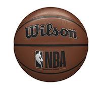Wilson Ballon de Basketball intérieur/extérieur - Série NBA Forge Pro - Taille 5 - 69,9 cm (Marron)