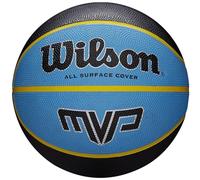 WILSON MVP BSKT Basketball Mixte Adulte, Noir/Bleu, 7