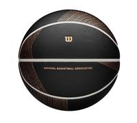 Wilson Ballon de Basketball NBA Champagne Series - Noir/Marron, Taille 7 - 74,9 cm
