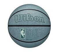 Wilson Ballon de Basketball NBA DRV Pro Eco, Gen Green, Outdoor, Revêtement Tackskin avec Caoutchouc recyclé, Taille : 7, Menthe