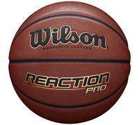 WILSON, Ballon de Basketball, Reaction Pro, Orange, Taille : 6, Similicuir, intérieur et extérieur, WTB10138XB06