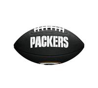 Wilson Ballon de football américain Mini NFL Team Soft Touch pour amateurs Green Bay Packers Noir