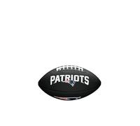 Wilson, Ballon de Football américain, Mini NFL Team Soft Touch, New England Patriots, Pour les joueurs amateurs WTF1533BLXBNE, Mixte Adulte, Noir, Taille Unique