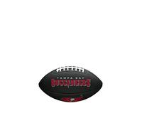 Wilson Ballon de football américain Mini NFL Soft Touch Cuir composite Buccaneers Noir