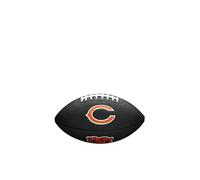 Mini Ballon De Football Américain Wilson Soft Touch Nfl Team Logo Chicago Bears Noir
