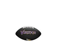 Wilson Ballon de Football Américain MINI NFL TEAM SOFT TOUCH, Soft Touch-Cuir Composite, Noir