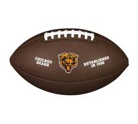 Wilson NFL Team Logo Ball Unisex-Adult, Brown, Official