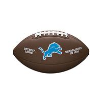 Wilson Ballon de Football Américain NFL Team Logo, Taille Officielle, Cuir Composite