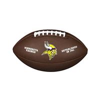 Wilson Ballon de Football Américain NFL TEAM LOGO, Taille officielle, Cuir Composite