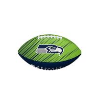 Wilson Ballon de Football Américain NFL Team Tailgate, Caoutchouc, Junior, Vert / Bleu