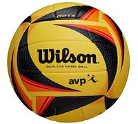 Wilson – Ballon de volley-ball OPTX Replica AVP (Standard) Jaune/Noir/Rouge