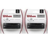 WILSON Bande de Maintien, CA Classic Contour Grip, Bande de Maintien Simple, 1 Pièce, WRZ4203BK, Mixte Adulte, Noir, Taille Unique (Lot de 2)