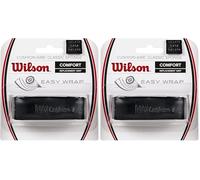 WILSON Bande de Maintien, CA Classic Sponge Grip, Bande de Maintien Simple, 1 Pièce, WRZ4205BK, Mixte Adulte, Noir, Taille Unique (Lot de 2)
