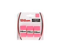 WILSON Bande de Maintien Pro Overgrip, Unisexe, Rose, 3 Pièces, WRZ4014PK Taille Unique