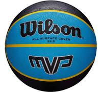 Wilson - Basketball "MVP" - Caoutchouc RD851 (7) (Noir/Bleu)