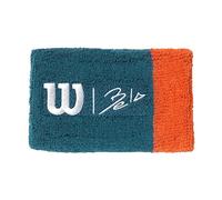 Wilson Bela Extra Wide Wrtbd II OSFA Bracelet Mixte Adulte, Bleu Corail/fête/Bleu, Taille Unique