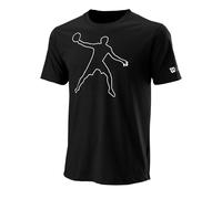 Wilson Bela Tech Ii T-shirt Hommes-noir,blanc Noir - S S