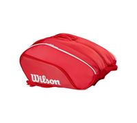 Wilson Sac de Padel Bela Tour – Thermoguard, compartiments spacieux, bretelles réglables – Rouge