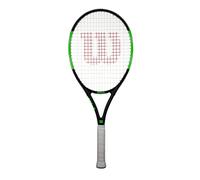 WILSON Blade Elite 105 Raquette de tennis pour adulte (disponible en tailles 1 à 4) (Grip 4 (11,4 cm), Noir, vert, blanc.