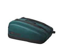 WILSON Blade V9 Super Tour Sac pour Raquette de Tennis - Peut contenir jusqu'à 15 Raquettes, Vert/Noir, Vert/Noir, Holds up to 15 Rackets, Sac à Raquettes