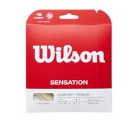 Wilson – Cordage de raquette Sensation – 12,2 m, 1,30 mm, Couleur neutre – Unisexe – WRZ941000
