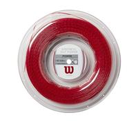 WILSON Bobine de cordage pour raquettes de tennis , Synthetic Gut Power, Calibre 16 (1,30 mm), Rouge, WR830140216