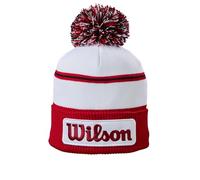 Wilson Bonnet Mixte Tour Blanc/Rouge Taille Unique EU