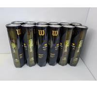 Wilson Boules US Dos Nu Emballage 12 Tuyaux De 4 Boules 12