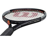 Wilson Burn 100LS V4 Powerful Intermediate Tennis Racquet with Extra Spin - Strung - Vibration Dampener (4-1/4)
