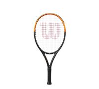 Wilson Burn Spin Jr 24, Raquette de Tennis, Puissance et Précision des Effets sans Faille, Agilité Exceptionnelle, Zone de Frappe Améliorée, Couleur : Noir/Orange, Taille : 24
