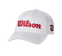 Wilson Casquette, W/S Pro Tour Hat, Matière légère, Accessoires de golf pour hommes, Blanc