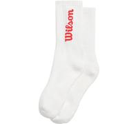 Wilson chaussette logo Crew Blanc/Rouge 43-46