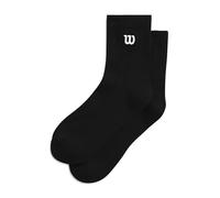 WILSON Chaussettes Quarter Top, Black, S Mixte