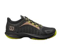 Wilson Homme Hurakn Pro Tennis Shoe, Black/Lime Green/Falcon, 44 2/3 EU