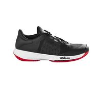 Wilson Chaussures de Tennis homme, KAOS SWIFT Clay, Noir / Bleu Clair / Rouge, 42, pour Terre battue, pour tous types de joueurs, WRS327760E080