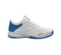 Wilson Homme KAOS Stroke 2.0 Tennis Shoe, White/Deja Vu Blue Red, 40 EU