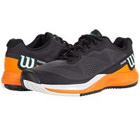 Wilson Chaussures de Tennis pour Homme, Rush Pro 3.5 Paris, Noir/Orange/Blanc, 40, pour Tout Type de Courts, Tous Les Types de Joueurs, WRS327710E065