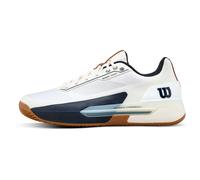 Wilson Chaussures de tennis Rush Tour 5 Homme Blanc/Marine/Gum Terre battue EU 45 1/3