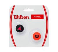 Wilson Antivibrateurs Pro Feel Clash – Lot de 2 – Noir/Rouge – Unisexe Adulte