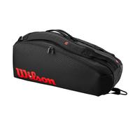 Housse de raquettes Wilson Clash V3 6PK Racquet Bag Black/Infrared